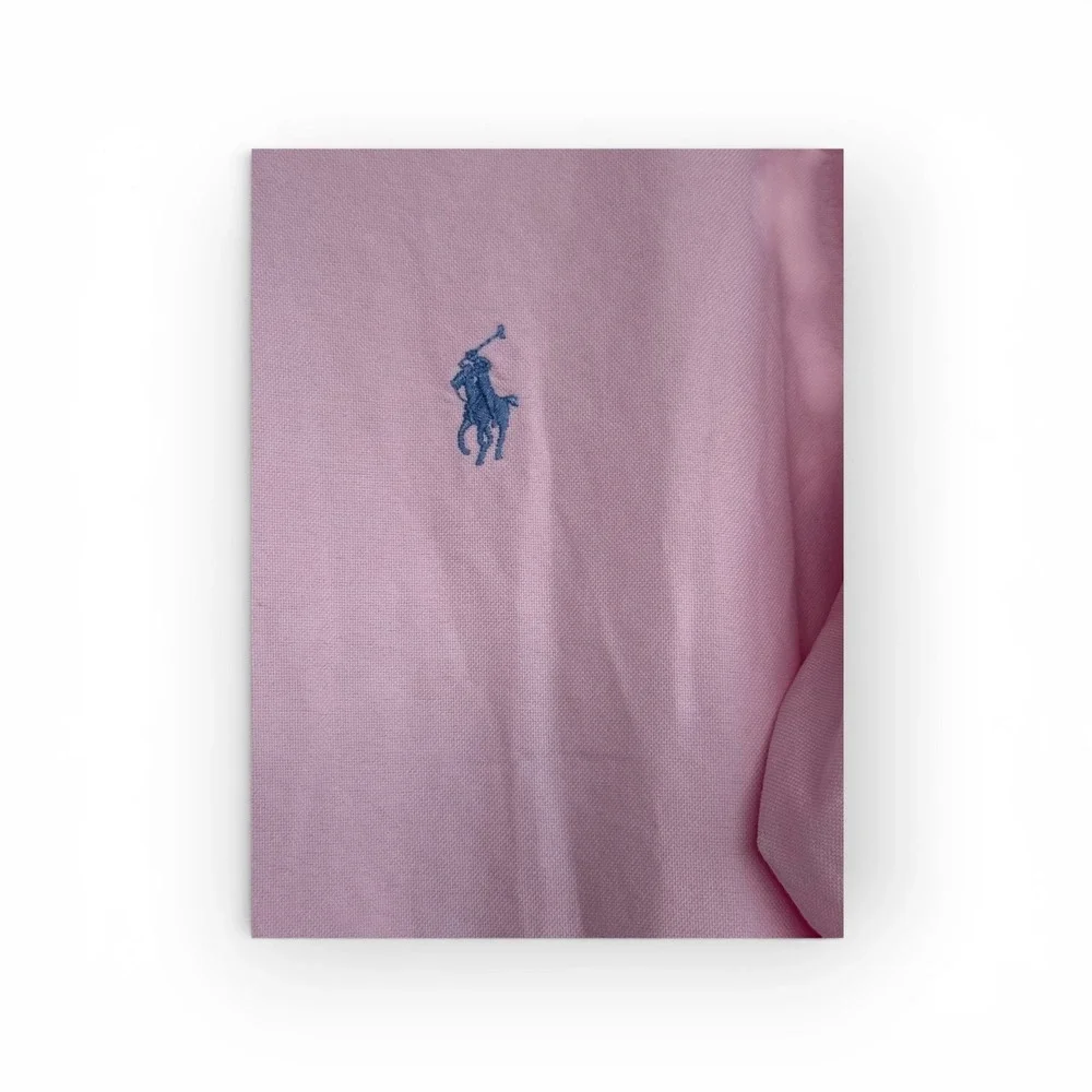 Men's Polo Ralph Lauren Classic Oxford Shirt XL Pink Poplin Preppy Long Sleeve